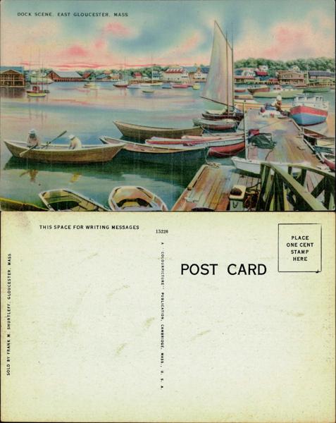 Dock Scene in East Gloucester