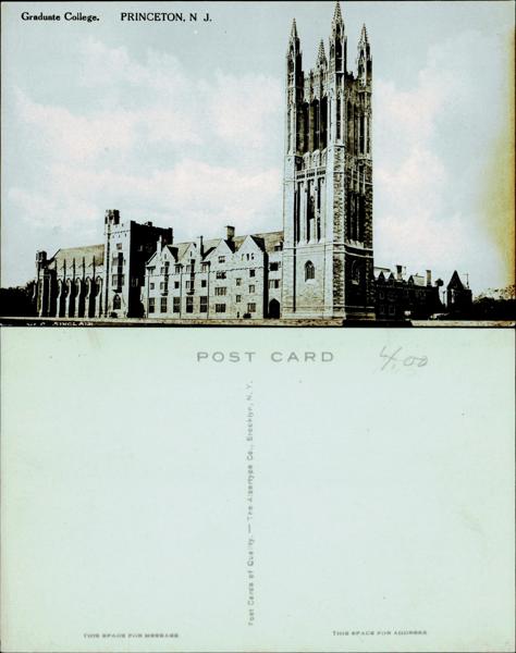 Princeton - Princeton Graduate College Postcard