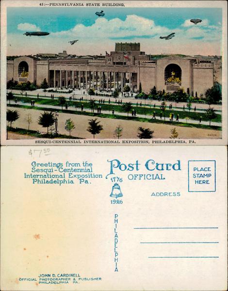 Pennsylvania State Building Postcard