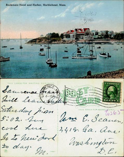 Rockmere Hotel Postcard