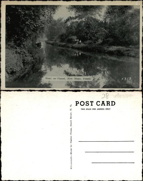 Canal Scene in New Hope
