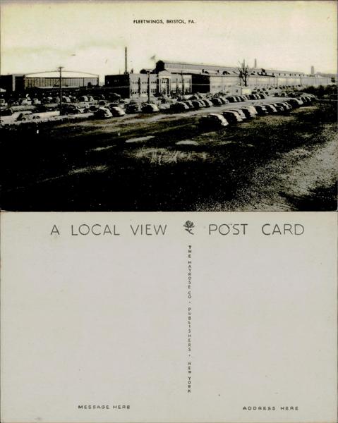 Fleetwings Facility Postcard