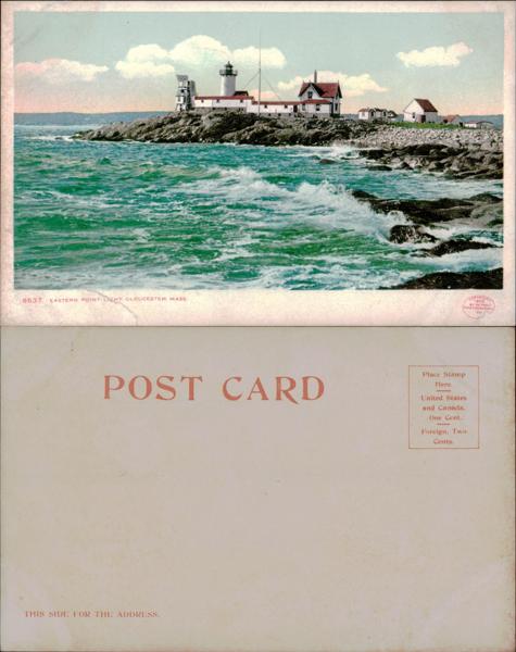 Eastern Point Light Postcard