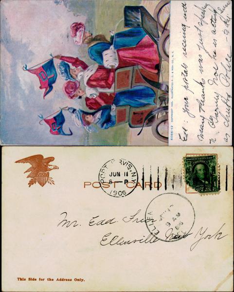 UPenn - Women with Flags Postcard