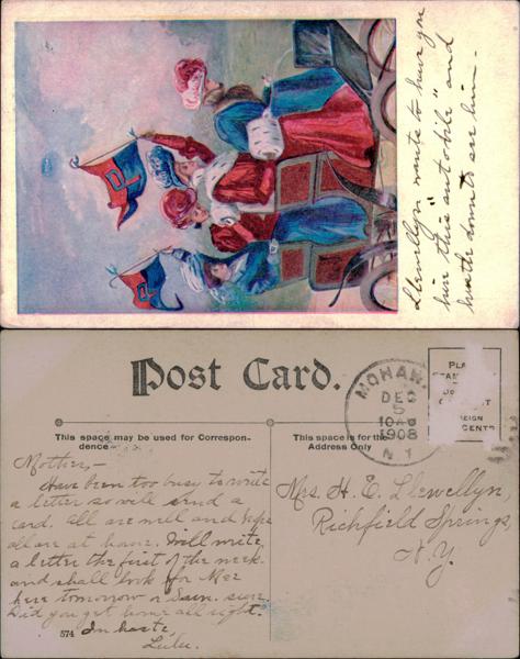 UPenn - Women with Flags Illustration