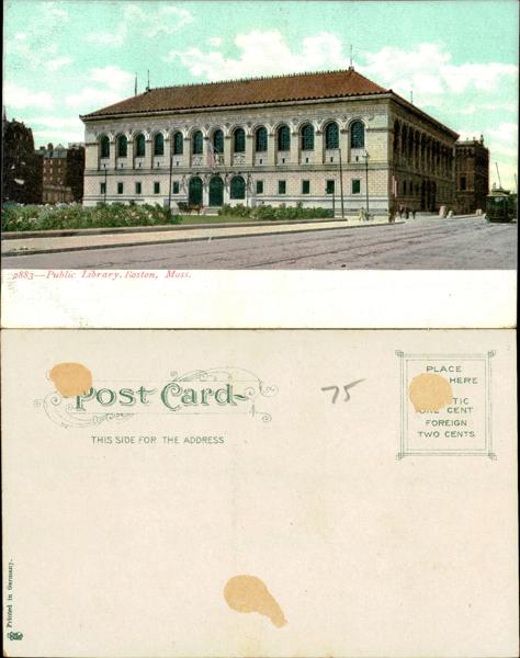 Public Library in Boston