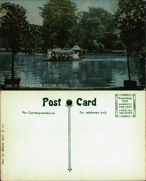Lake in Boston Public Garden