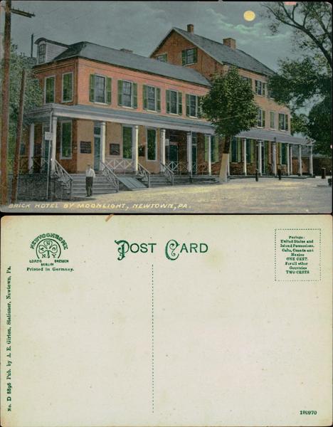 Brick Hotel Postcard