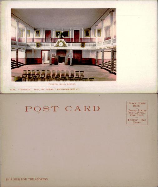 Faneuil Hall Postcard