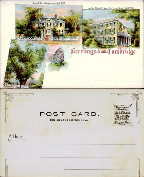 Greetings from Cambridge Postcard