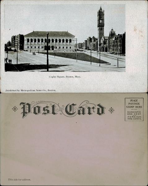 Copley Square Postcard