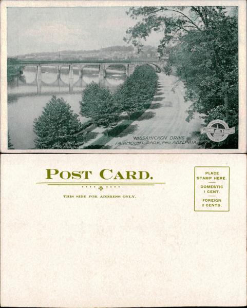 Wissahickon Drive Postcard