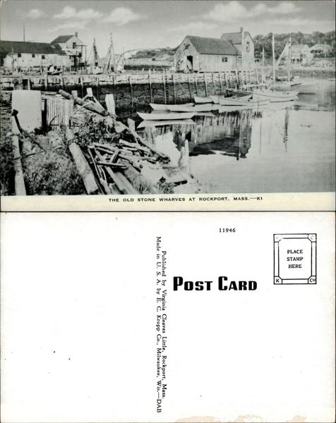 Old Stone Wharves in Rockport