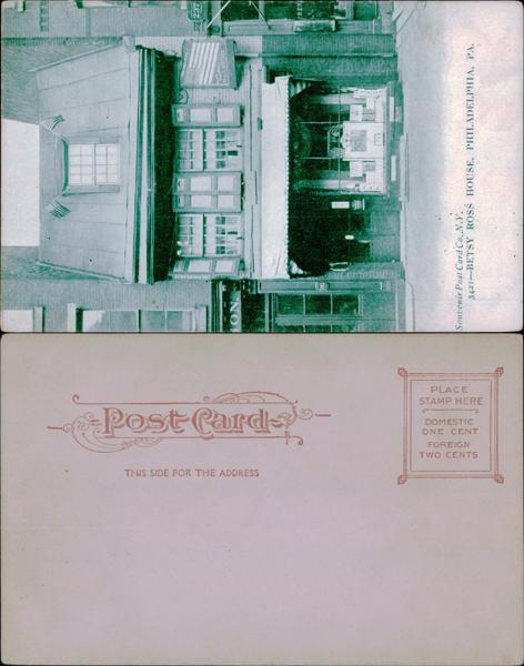 Betsy Ross House Postcard
