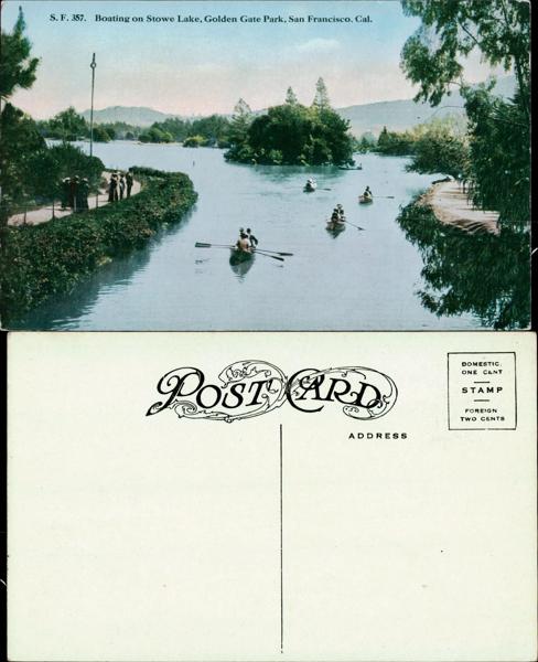 Boating at Golden Gate Park