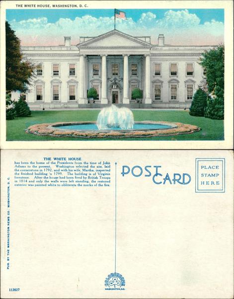 The White House Postcard