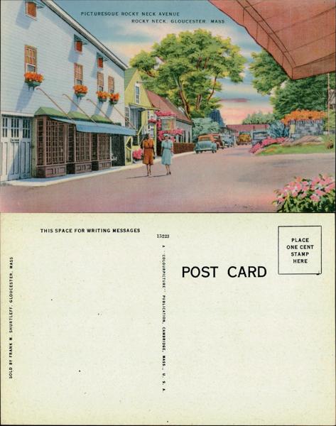 Rocky Neck Avenue Postcard