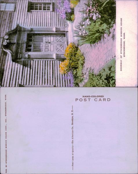 Stockbridge Mission House Postcard