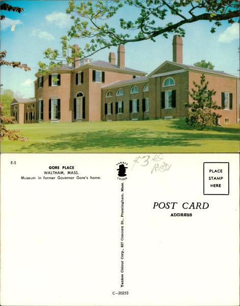 Gore Place Postcard