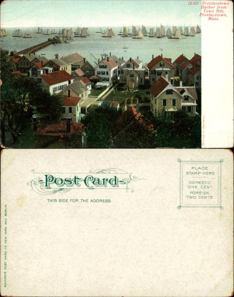 Provincetown Harbor Postcard