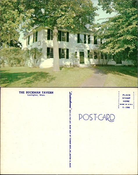 Buckman Tavern Postcard