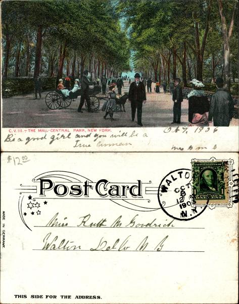 Colorful Central Park Scene