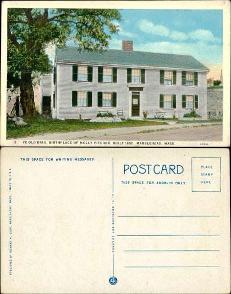 Historic House Postcard