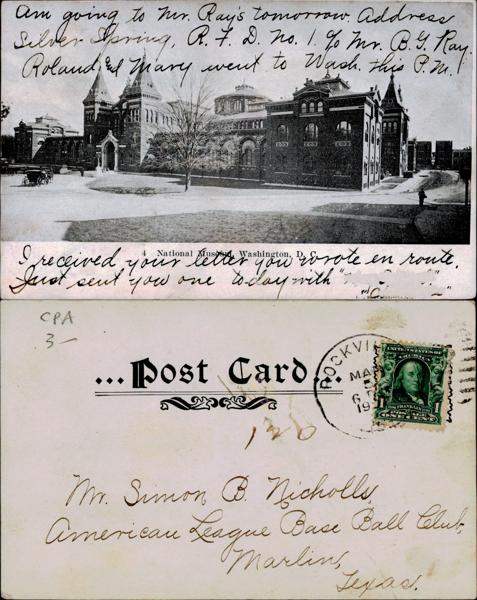 National Museum Postcard