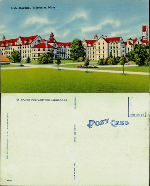 State Hospital Postcard