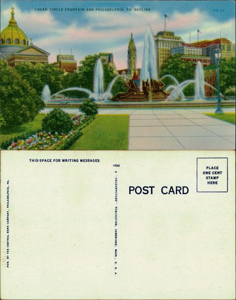 UPenn - Logan Circle Fountain, Philadelphia