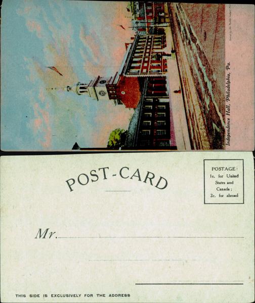 Independence Hall Postcard