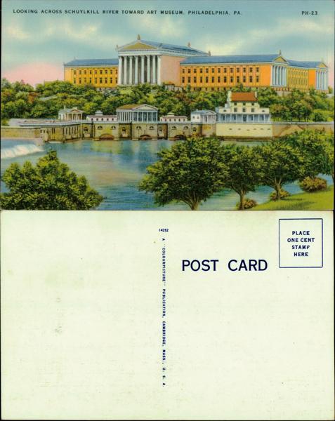 Philadelphia Art Museum Postcard
