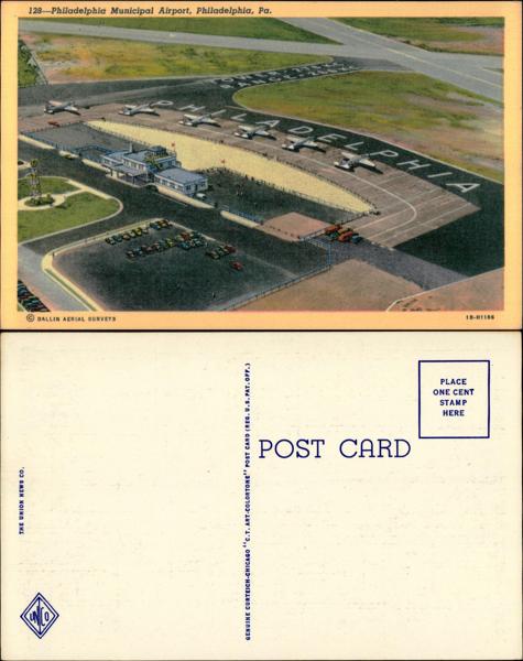 Philadelphia Airport Aerial View