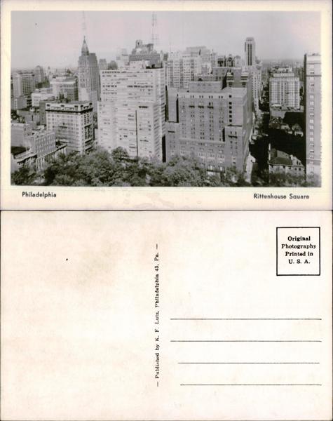 UPenn - Philadelphia Skyline Postcard
