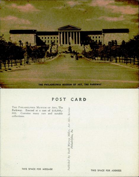 Philadelphia Museum of Art Postcard